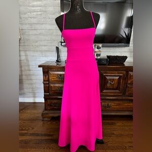Susana Monaco Hot Pink Maxi Dress